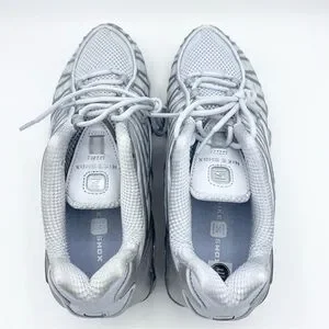 Nike | Shoes | Nike Shox Tl Chrome Silver White Running Casual